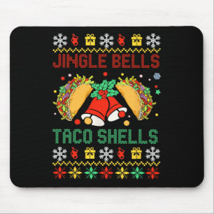 Alfombrilla De Ratón Navidades jingle Bells Taco bombardea graciosa uni