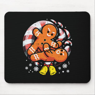 Alfombrilla De Ratón Navidades Jiu Jitsu Gingerbread Xmas Bjj Lucha
