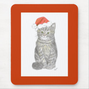 Alfombrilla De Ratón Navidades Kitten Mousepad