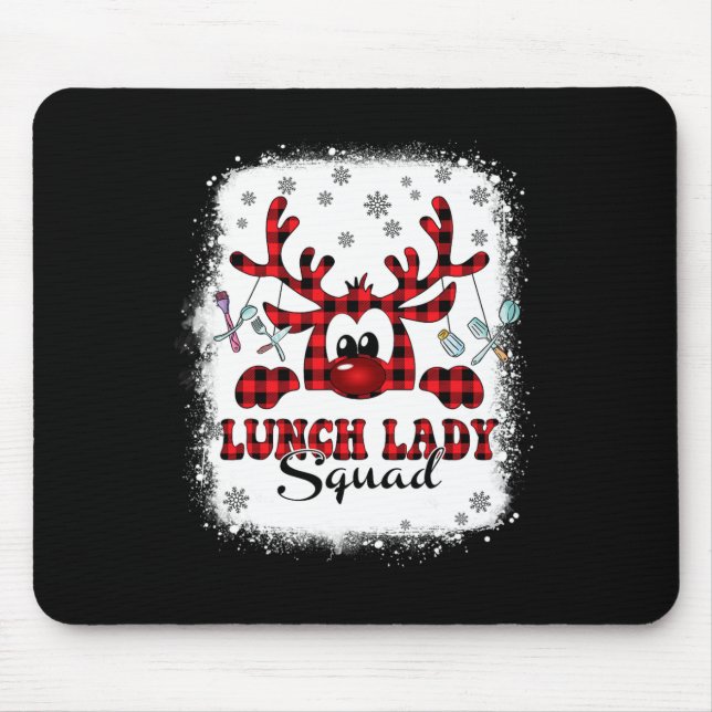 Alfombrilla De Ratón Navidades Lanza Dama Escuadrón Reinder Buffalo Tap (Frente)