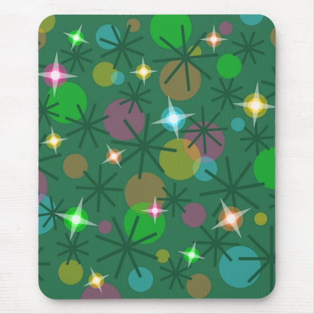 Alfombrilla De Ratón Navidades Luces mousepad (Frente)