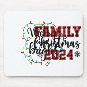 Alfombrilla De Ratón Navidades Madres Y Brillantes Familia Pajamas Mata