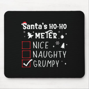 Alfombrilla De Ratón Navidades malhumorados y malhumorados Lista Grumpy