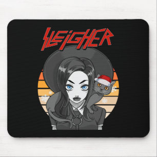 Alfombrilla De Ratón Navidades Metalizado de Sleigher Santa Claus Gótic