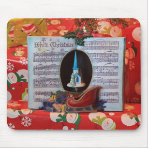 Alfombrilla De Ratón Navidades Music Book Music Box Mouse Pad