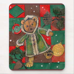 Alfombrilla De Ratón Navidades muy beary Teddy