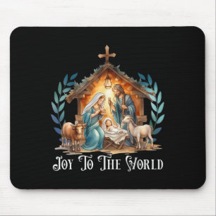 Alfombrilla De Ratón Navidades Natividad Nacimiento Cristiano De Jesús