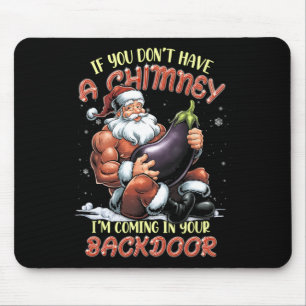 Alfombrilla De Ratón Navidades ofensivos Adultos Ual Innuendo Santa Rud