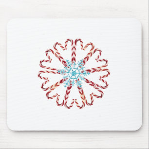 Alfombrilla De Ratón Navidades Pajamas Nieve sobre el pastel de nieve N