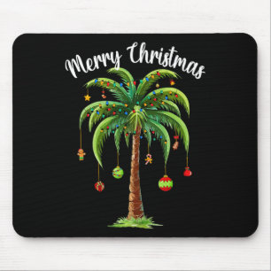 Alfombrilla De Ratón Navidades Palm Xmas Tree Tropical Beach Hawaii Wom
