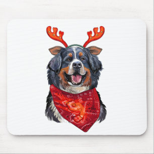 Alfombrilla De Ratón Navidades Perro de montaña Bernese