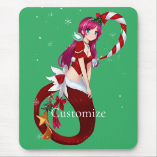 Alfombrilla De Ratón Navidades Pixie Mermaid Thunder_Cove