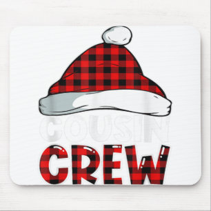 Alfombrilla De Ratón Navidades Primo Tripulación Buffalo Red Plaid Paja