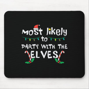Alfombrilla De Ratón Navidades Probablemente Fiestas Con Un Partido Fam