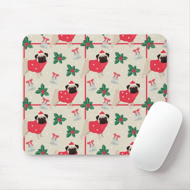 Alfombrilla De Ratón Navidades Puggy Mousepad (Con ratón)