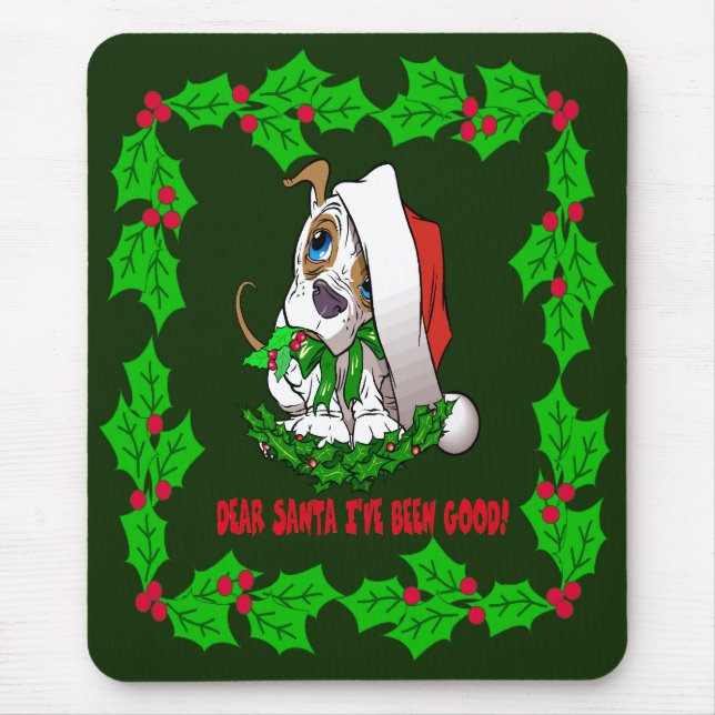 Alfombrilla De Ratón Navidades Puppy Mouse Pad (Frente)