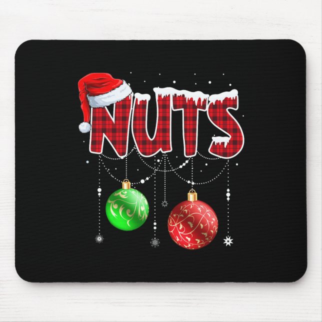 Alfombrilla De Ratón Navidades que coinciden con castañas familiares de (Frente)