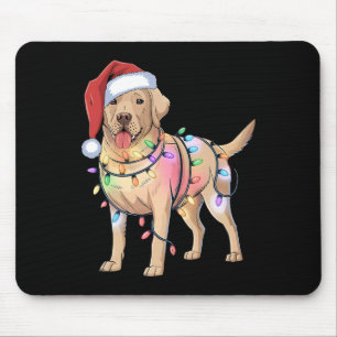 Alfombrilla De Ratón Navidades recuperadores de Labrador festivo amante
