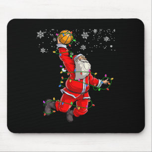Alfombrilla De Ratón Navidades Santa Claus Voleibol Pajama Navidad homb