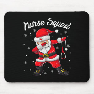 Alfombrilla De Ratón Navidades Scrub Tops Women Dabbing Santa Scrubs Nu