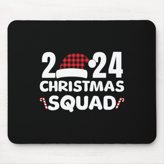 Alfombrilla De Ratón Navidades Squad 2024 Grupo Familiar coincidiendo C (Frente)