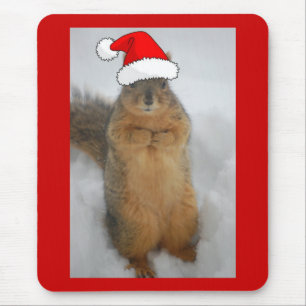 Alfombrilla De Ratón Navidades Squirrel