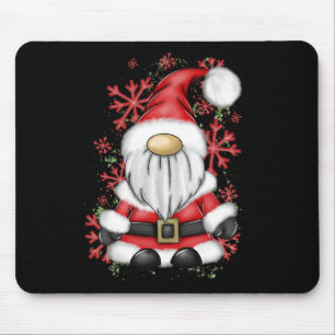 Alfombrilla De Ratón Navidades Sr Claus Santa Gnome Navidades Pajam
