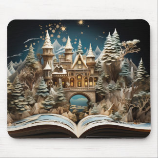 Alfombrilla De Ratón Navidades Storybook Castle Pop-Up Wonderland