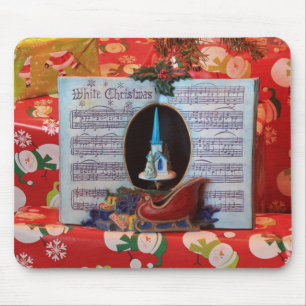 Alfombrilla De Ratón Navidades Time Song Book closeup Mouse Pad