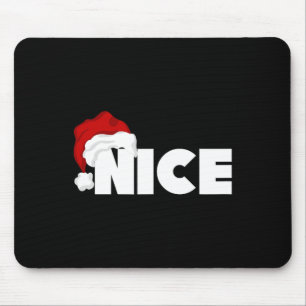 Alfombrilla De Ratón Navidades traviesos o amables en juego Funny Santa