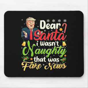 Alfombrilla De Ratón Navidades Trump: Queridas noticias falsas y divert
