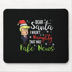 Alfombrilla De Ratón Navidades Trump: Queridas noticias falsas y divert
