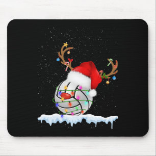 Alfombrilla De Ratón Navidades Voleibol Ball Santa Hat Xmas Niños Hombr