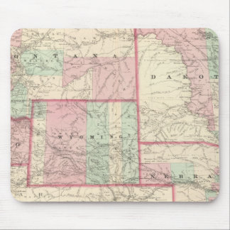 Alfombrilla De Ratón Nebraska, Dakota, Idaho, Montana y Wyoming