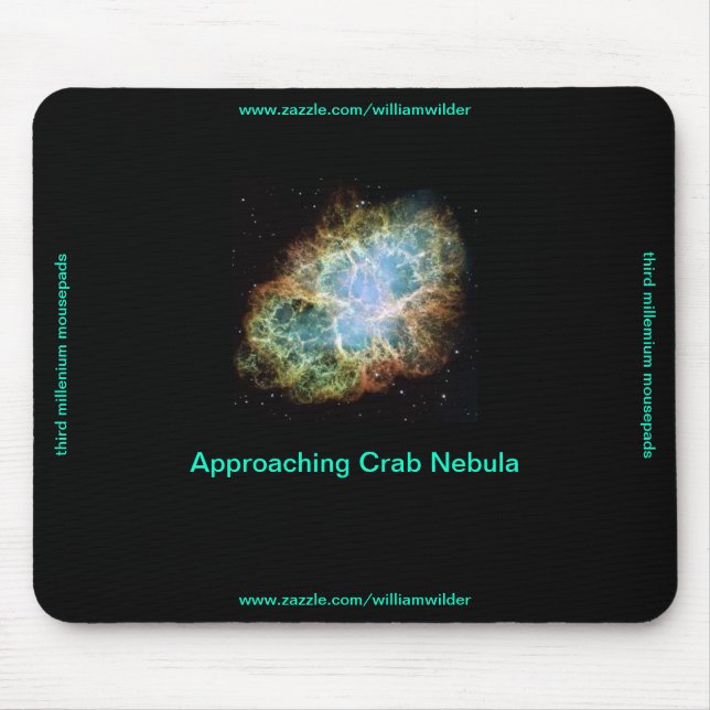 Alfombrilla De Ratón Nebulosa de cangrejo inminente Mousepad (Frente)