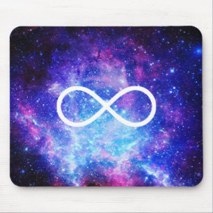 Alfombrilla De Ratón Nebulosa del símbolo del infinito