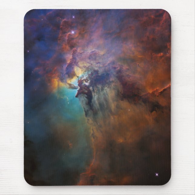 Alfombrilla De Ratón Nebulosa laguna (imagen espacial astronómica) (Uni (Frente)