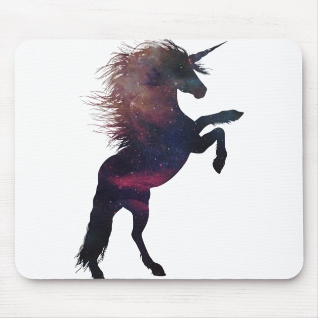 Alfombrilla De Ratón Nebulosa magnética del espacio unicornio (Frente)
