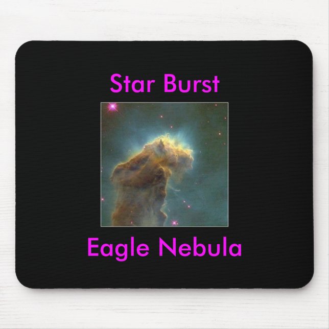 Alfombrilla De Ratón Nebulosa Mousepad de Eagle de la explosión de la (Frente)