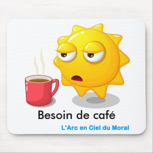 Alfombrilla de ratón Necesidad de café