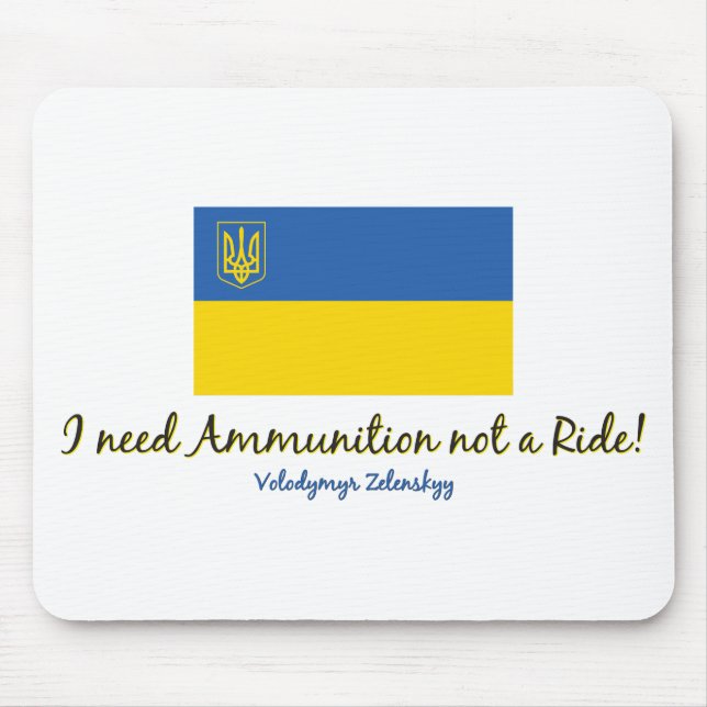 Alfombrilla De Ratón Necesito-Ammo-Zelenskyy (Frente)