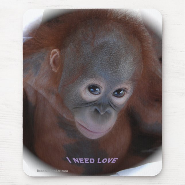 Alfombrilla De Ratón Necesito amor (Frente)