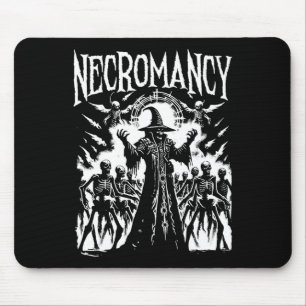 Alfombrilla De Ratón Necromancer - Monstruo vintage Creepe Halloween Lo