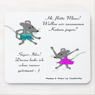 Alfombrilla De Ratón Neenee ratones Mouse Pad & Nunu