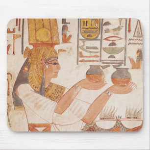 Alfombrilla De Ratón Nefertari que hace un ofrecimiento