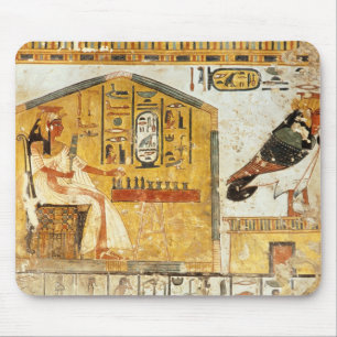 Alfombrilla De Ratón Nefertari que juega el senet