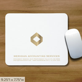 Alfombrilla De Ratón Negocio con logotipo de empresa