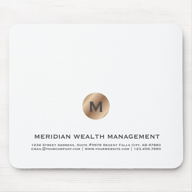 Alfombrilla De Ratón Negocio personalizado profesional (Frente)