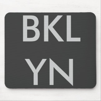 Alfombrilla De Ratón Negro/Greysilver de BKLYN Mousepad