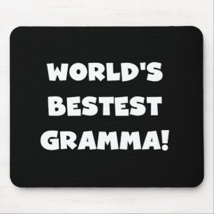 Alfombrilla De Ratón Negro o blanco del Mejor-est Gramma del mundo